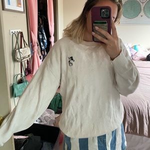 Vintage Disney “Mickey Golfing” Knit Sweater